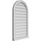 Ekena Millwork Round Top Surface Mount PVC Gable Vent w/ 2"W x 2"P Brickmould Sill Frame, 22"W x 38"H GVPRT22X3803SN - alternate 2